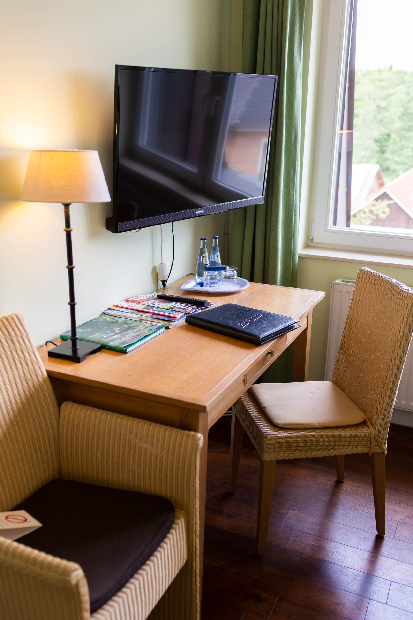 Blick ins Komfort-Doppelzimmer auf Gut Altona