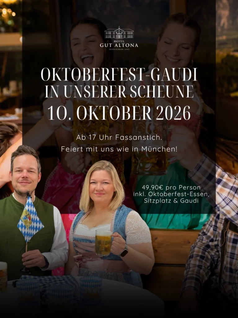 Oktoberfest auf Gut Altona am 10. Oktober 2026